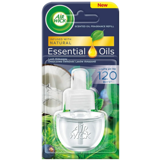 Air Wick Essential Oils Lush Hideaway Utántöltő Légfrissítő Készülékhez 19 ml