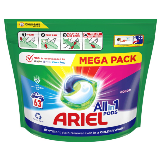 Ariel Allin1 PODS Color Mosókapszula 63 db