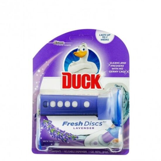 Duck Fresh Discs Levendula WC Öblítő Korong 6 db 36 ml