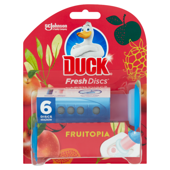 Duck Fresh Discs Fruitopia WC Öblítő Korong 6 db 36 ml