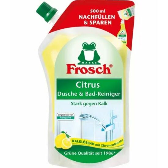 Frosch Citrom Fürdőszobai Tisztítószer Utántöltő 500 ml