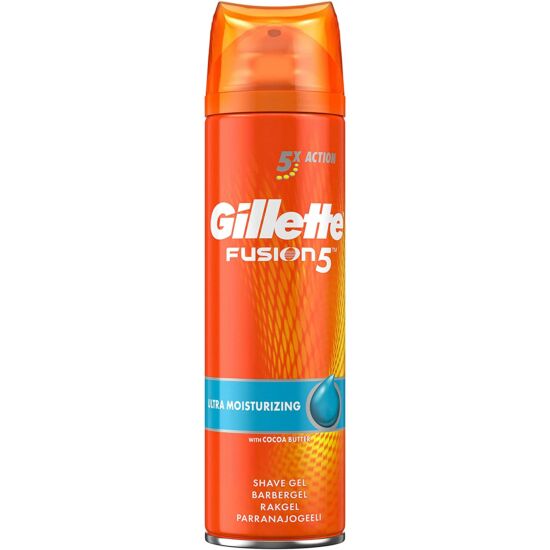 Gillette Fusion5 Ultra Moisturizing Borotvagél 200 ml