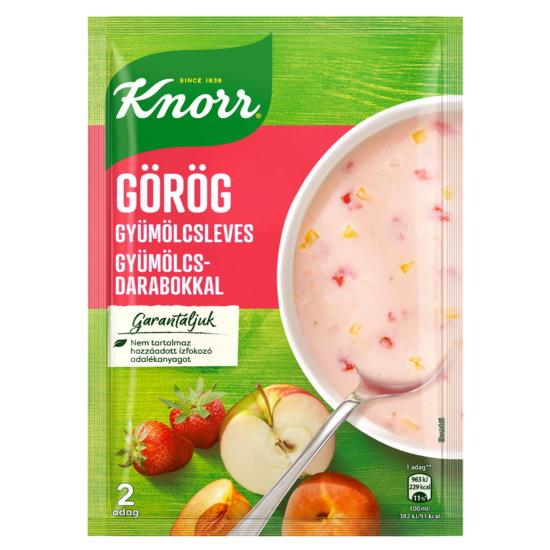 Knorr Görög Gyümölcsleves Gyümölcsdarabokkal 54 g