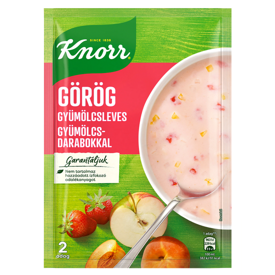 Knorr Görög Gyümölcsleves Gyümölcsdarabokkal 54 g