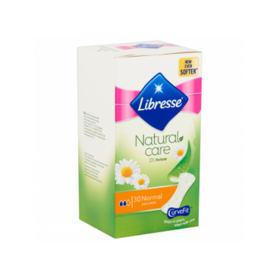 Libresse Natural Care 0% Perfume Normal Tisztasági Betét 30 db