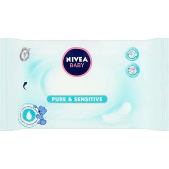Nivea Baby Pure & Sensitive Popsitörlő 63 db