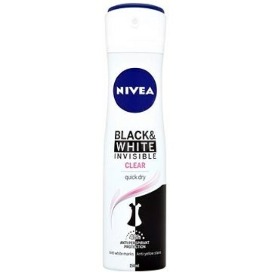 Nivea Black&White Invisible Clear Spray 150 ml