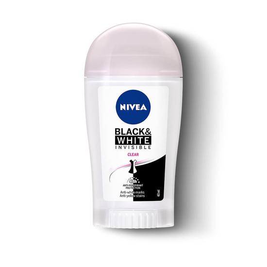 Nivea Black & White Invisible Clear Stift 40 ml