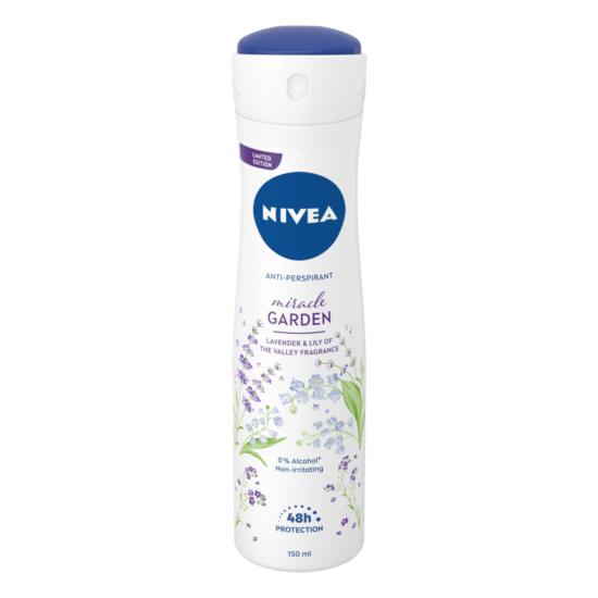 Nivea Miracle Garden Lavender & Lilly Of The Valley Spray 150 ml
