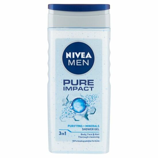 Nivea Men Pure Impact Tusfürdő 250 ml