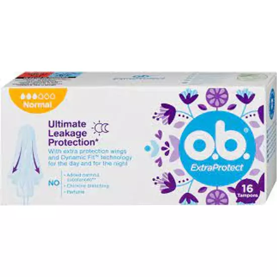 o.b. Extraprotect Ultimate Leakage Protection Tampon Normal 16 db