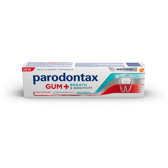 Parodontax Whitening Gum+ Breath & Sensitivity Fogkrém 75 ml