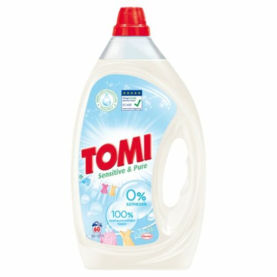 Tomi Sensitive & Pure Folyékony Mosószer 3 l 60 mosás