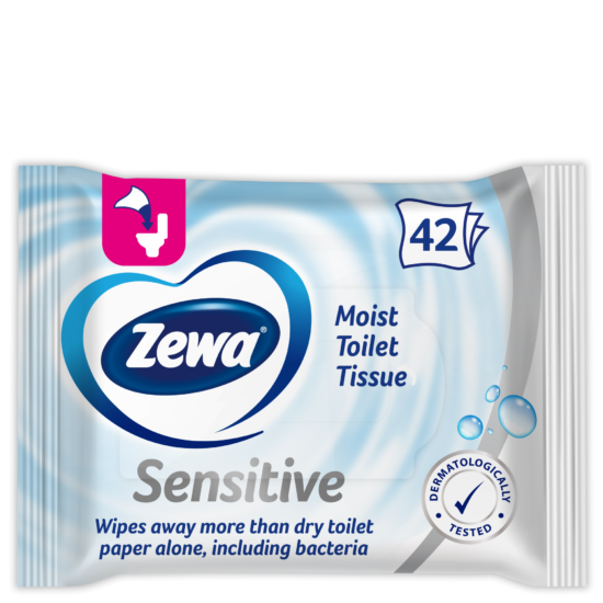 Zewa Sensitive Nedves Toalettpapír 42 db
